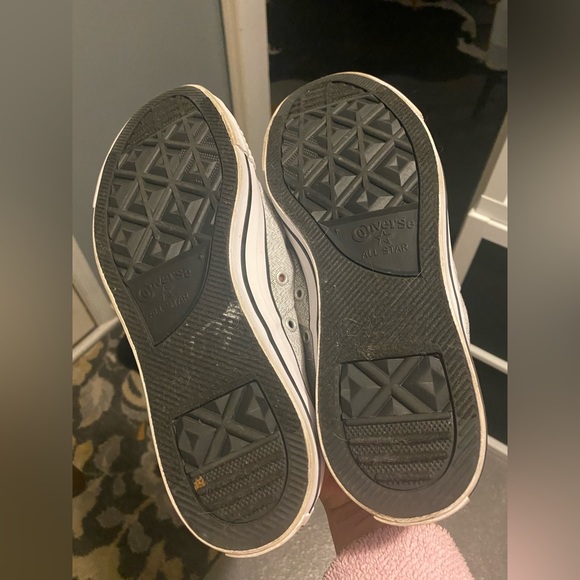 Gray Converse All Star Sneakers - Picture 2 of 4